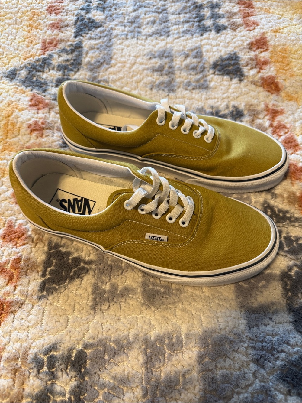 Vans Authentic Low-Top Canvas Sneakers — Mustard